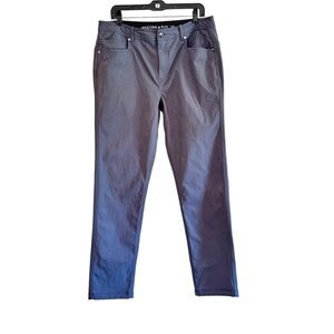 Western Rise AT Pant Men’s 34x31.5 Gray Water Resistant Travel Packable Stretch